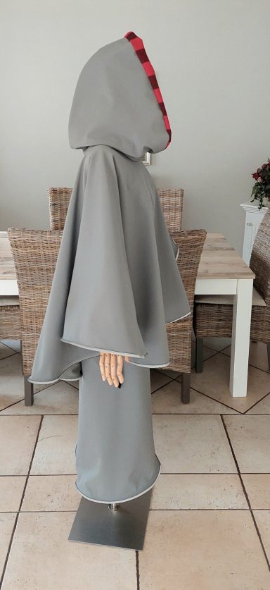 Softshell grau mit Reflexband