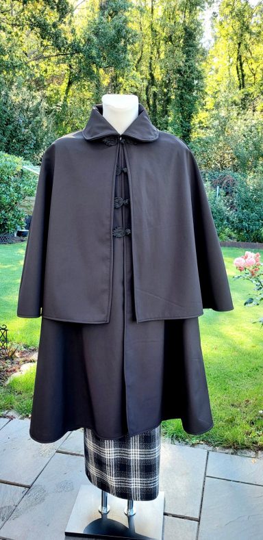 Kutschermantel mit Bockschürze Softshell/Wollstoff