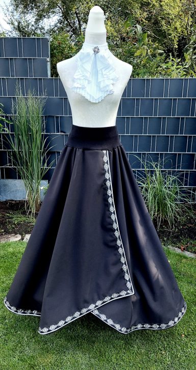 Softshell schwarz-silber Stretchbund