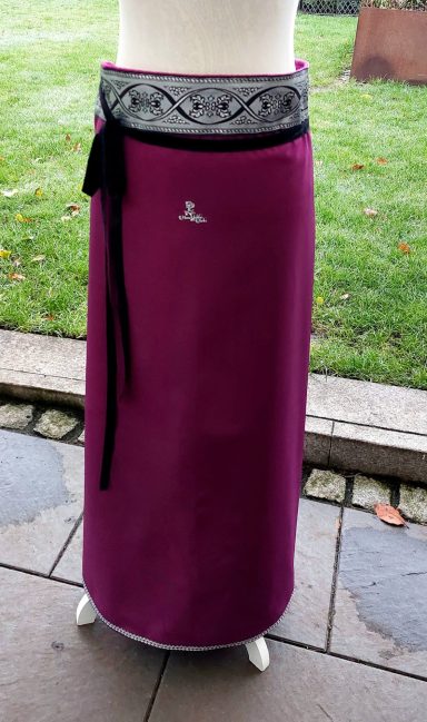 Softshell weinrot Bindebänder