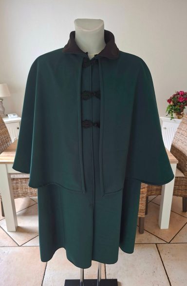 Kutschermantel unisex Softshell dkl.grün